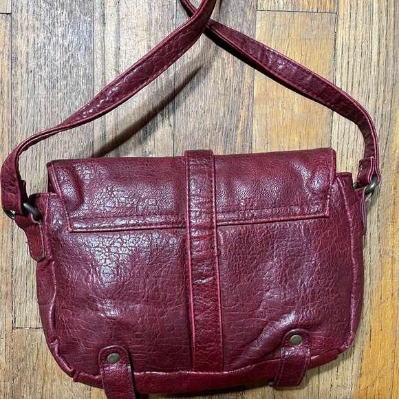 Vintage Mini Handbag Burgundy - Picture 13 of 15
